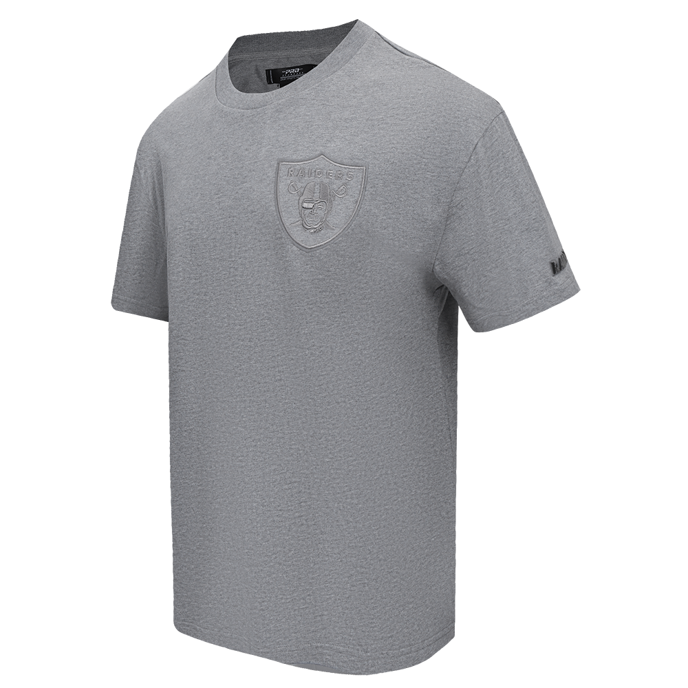 NFL LAS VEGAS RAIDERS NEUTRAL MEN'S DROP SHOULDER TEE (DARK HEATHER GRAY)