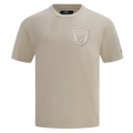 NFL LAS VEGAS RAIDERS NEUTRAL T-SHIRT EN JERSEY DE COTON À ÉPAULES TOMBANTES (TAUPE)