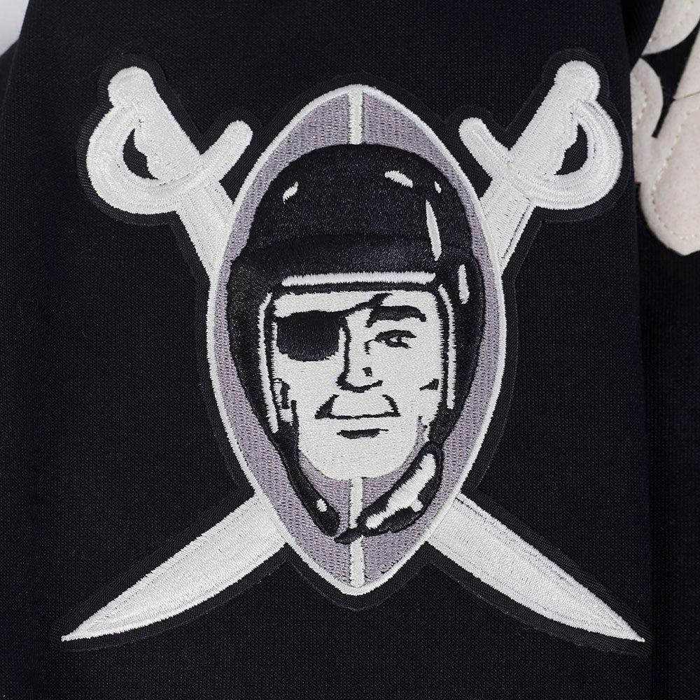 NFL LAS VEGAS RAIDERS MODERN ORIGINALS CHANDAIL DE RUGBY À MANCHES LONGUES POUR HOMME (NOIR)