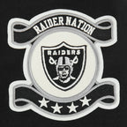 NFL LAS VEGAS RAIDERS MODERN ORIGINALS CHANDAIL DE RUGBY À MANCHES LONGUES POUR HOMME (NOIR)