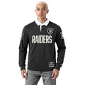 NFL LAS VEGAS RAIDERS MODERN ORIGINALS CHANDAIL DE RUGBY À MANCHES LONGUES POUR HOMME (NOIR)