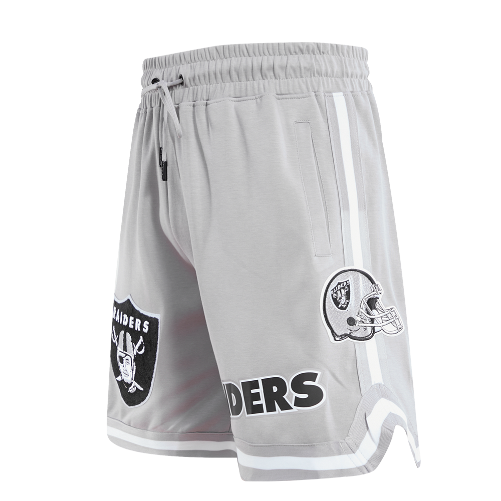 NFL LAS VEGAS RAIDERS CLASSIC CHENILLE MEN'S SHORT (GRAY)