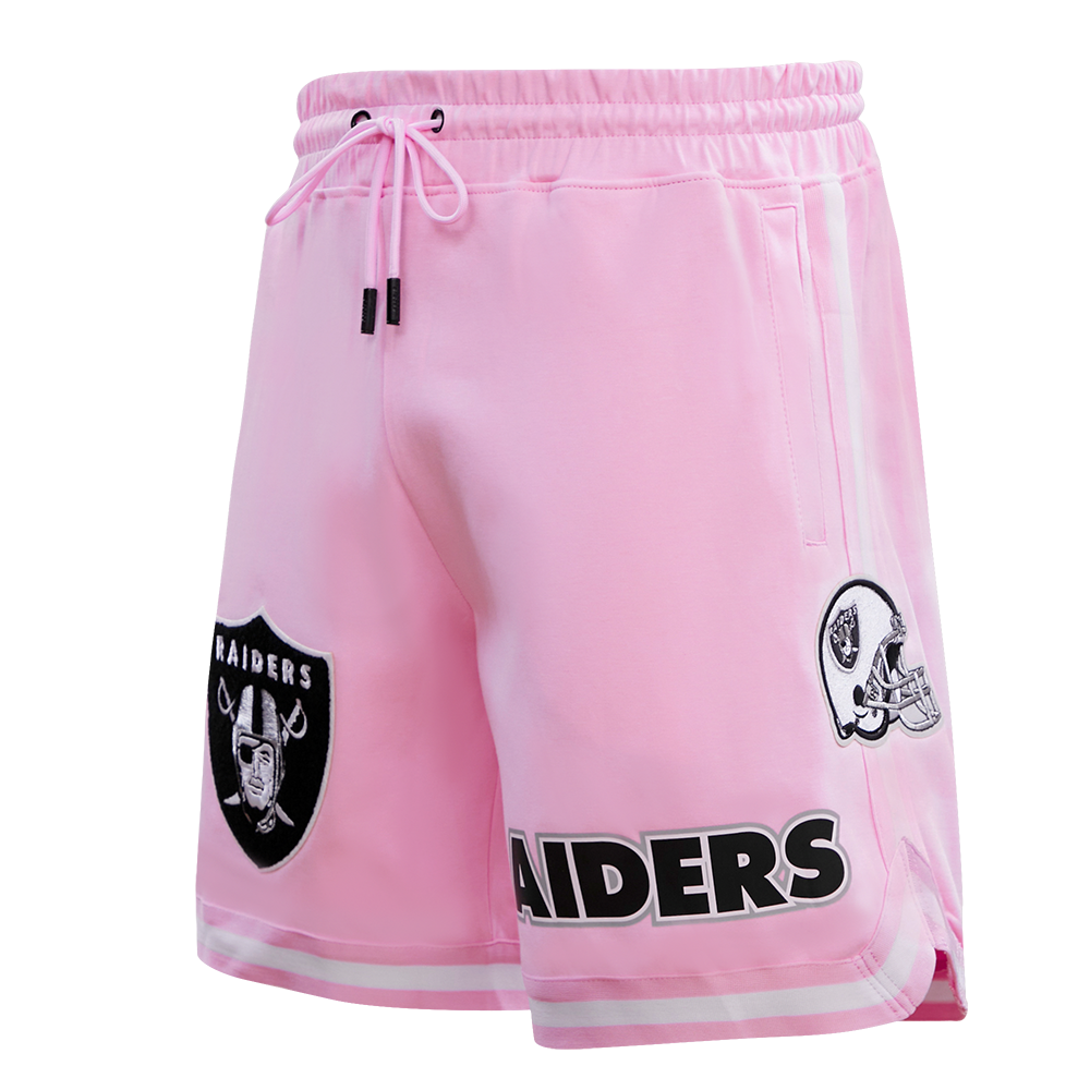 NFL LAS VEGAS RAIDERS CLASSIC CHENILLE MEN'S SHORT (PINK)