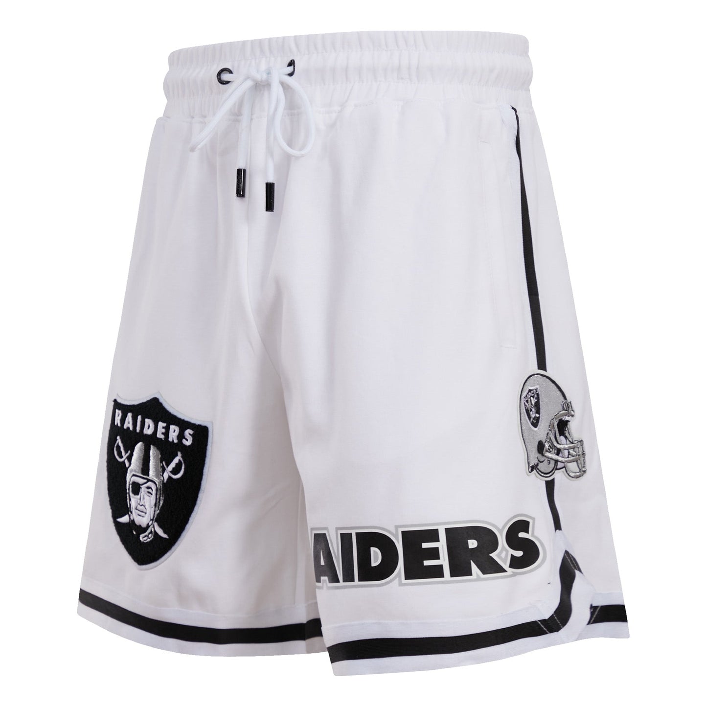 NFL LAS VEGAS RAIDERS CLASSIC CHENILLE MEN'S SHORT (WHITE)