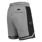 NFL LAS VEGAS RAIDERS SCRIPT TAIL SHORT EN MAILLE DOUBLE 2.0 POUR HOMME (GRIS/NOIR)