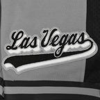 NFL LAS VEGAS RAIDERS SCRIPT TAIL SHORT EN MAILLE DOUBLE 2.0 POUR HOMME (GRIS/NOIR)