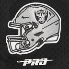 NFL LAS VEGAS RAIDERS SCRIPT TAIL SHORT EN MAILLE DOUBLE 2.0 POUR HOMME (GRIS/NOIR)