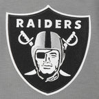 NFL LAS VEGAS RAIDERS SCRIPT TAIL SHORT EN MAILLE DOUBLE 2.0 POUR HOMME (GRIS/NOIR)