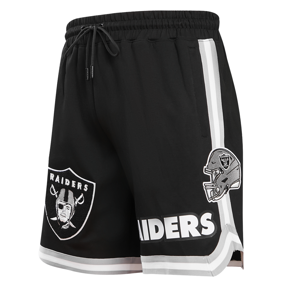 NFL LAS VEGAS RAIDERS CLASSIC CHENILLE MEN'S SHORT (BLACK)
