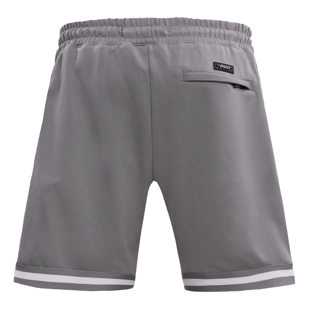NFL LAS VEGAS RAIDERS CLASSIC CHENILLE SHORT EN MAILLE DOUBLE (GRIS)