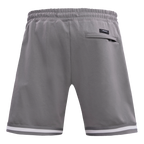 NFL LAS VEGAS RAIDERS CLASSIC CHENILLE SHORT EN MAILLE DOUBLE (GRIS)