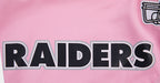 NFL LAS VEGAS RAIDERS CLASSIC CHENILLE SHORT EN MAILLE DOUBLE (ROSE)