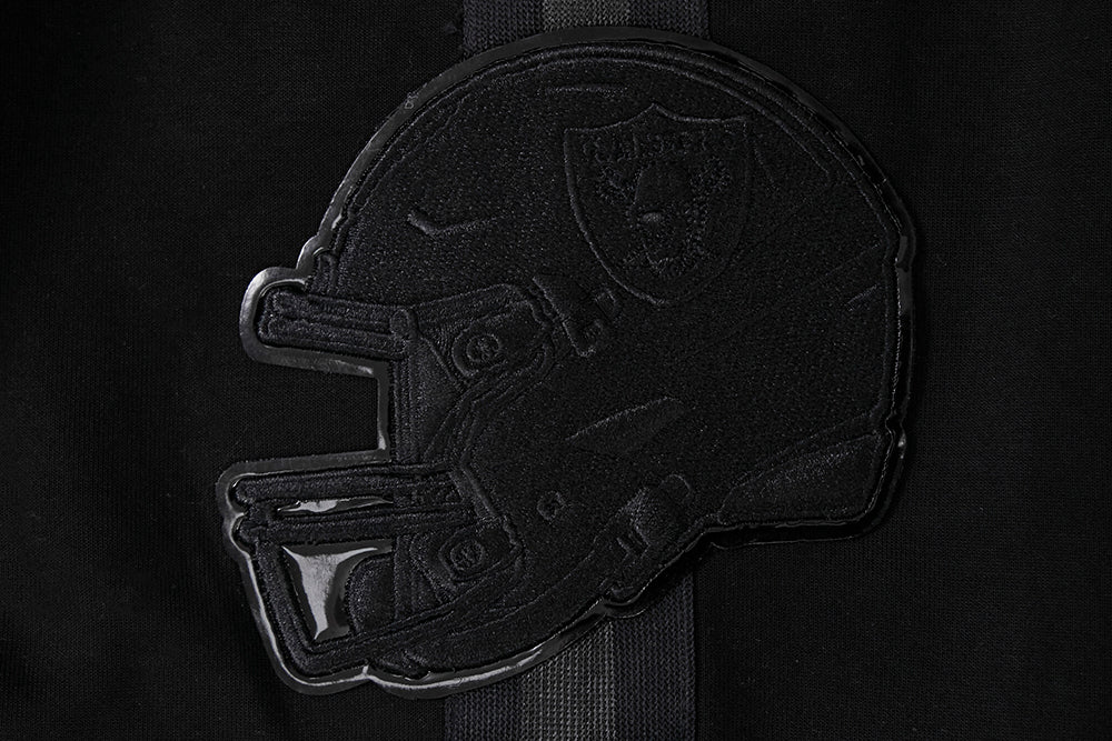 NFL LAS VEGAS RAIDERS TRIPLE BLACK SHORT POUR HOMME (NOIR)