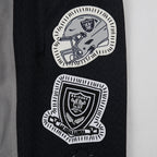 NFL LAS VEGAS RAIDERS DIY PICK STITCH SHORT EN MAILLE DOUBLE 2.0 POUR HOMME (GRIS/NOIR)