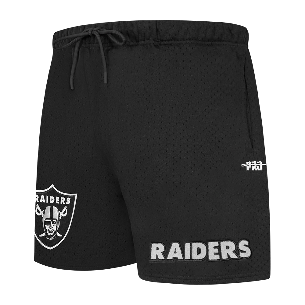 NFL LAS VEGAS RAIDERS SOUVENIR MEN'S MESH SHORT (BLACK)