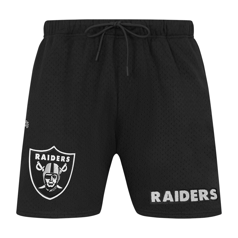 NFL LAS VEGAS RAIDERS SOUVENIR MEN'S MESH SHORT (BLACK)