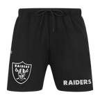 NFL LAS VEGAS RAIDERS SOUVENIR MEN'S MESH SHORT (BLACK)