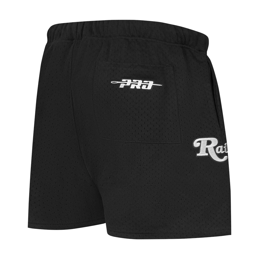 NFL LAS VEGAS RAIDERS SOUVENIR MEN'S MESH SHORT (BLACK)