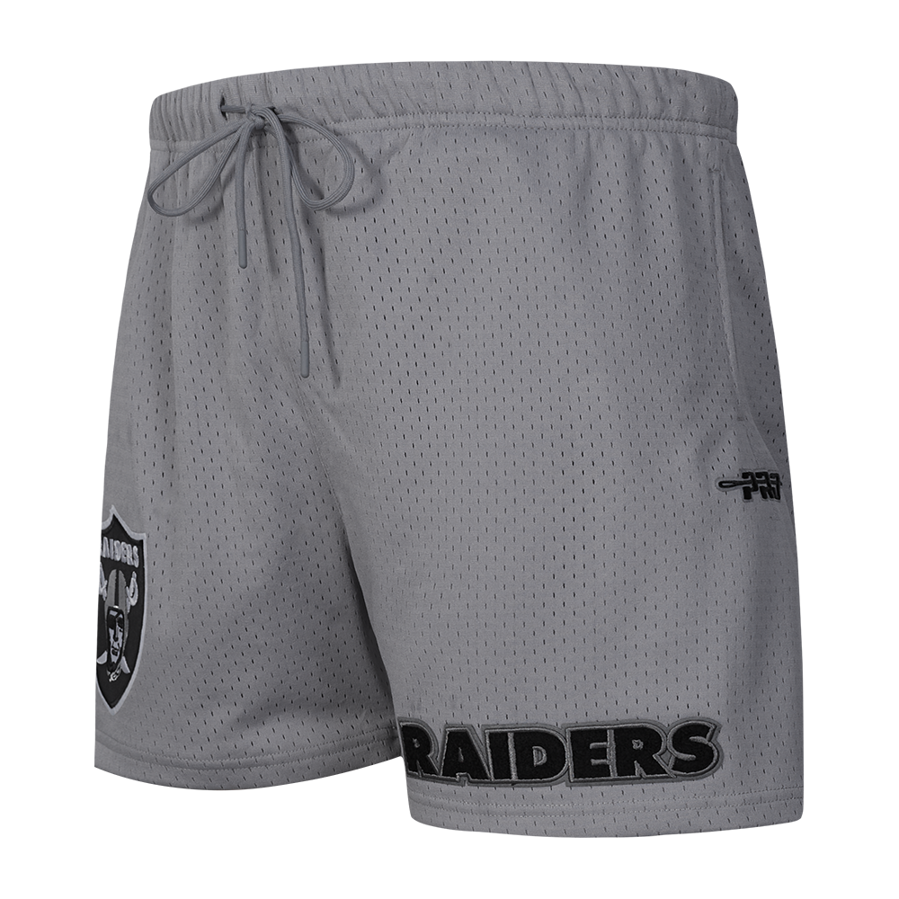 NFL LAS VEGAS RAIDERS SOUVENIR SHORT EN FILET POUR HOMME (GRIS)