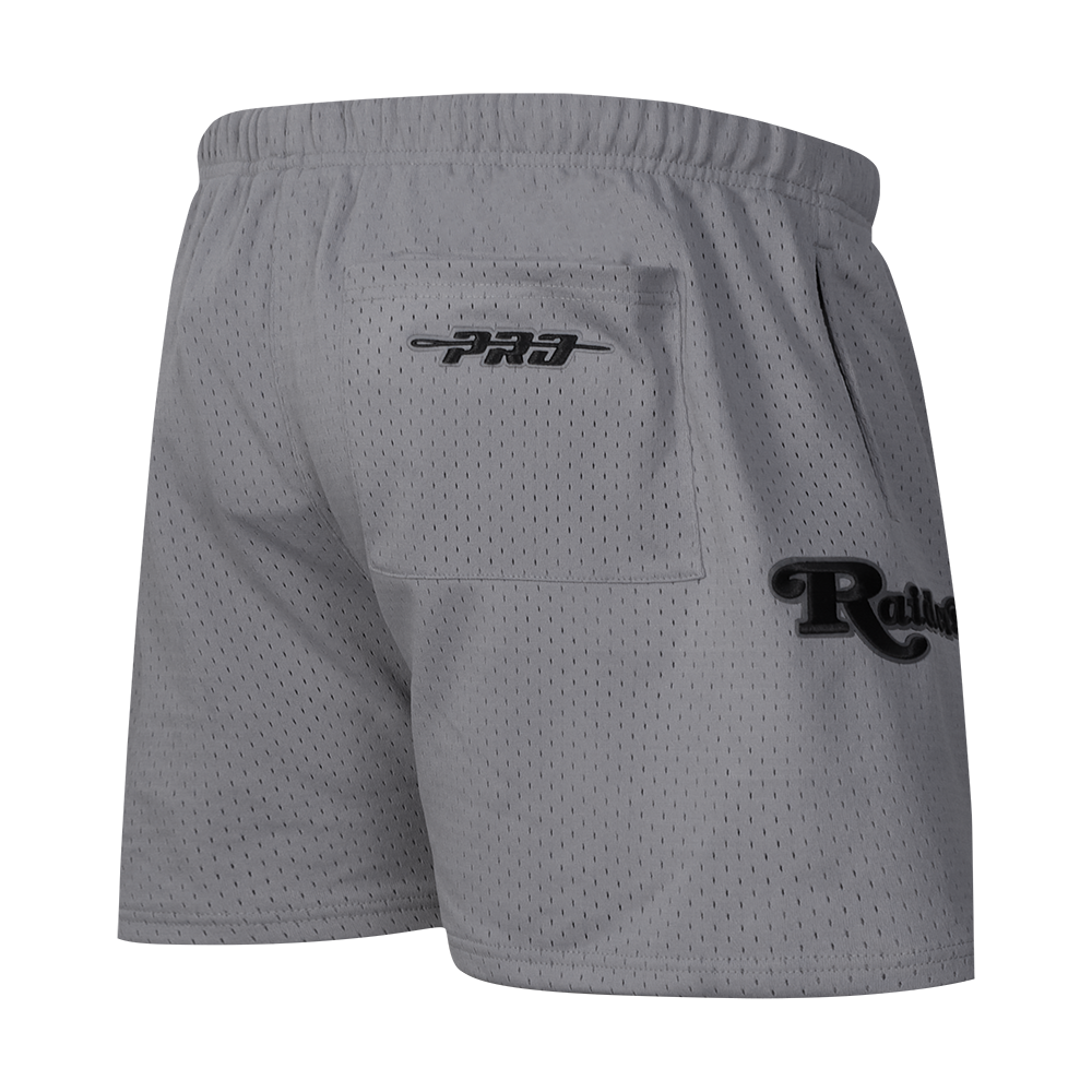 NFL LAS VEGAS RAIDERS SOUVENIR SHORT EN FILET POUR HOMME (GRIS)