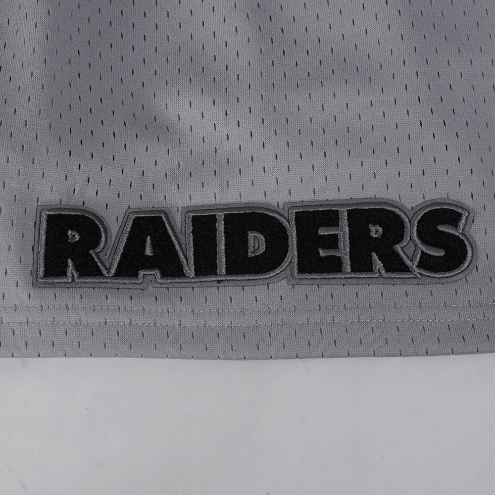 NFL LAS VEGAS RAIDERS SOUVENIR SHORT EN FILET POUR HOMME (GRIS)