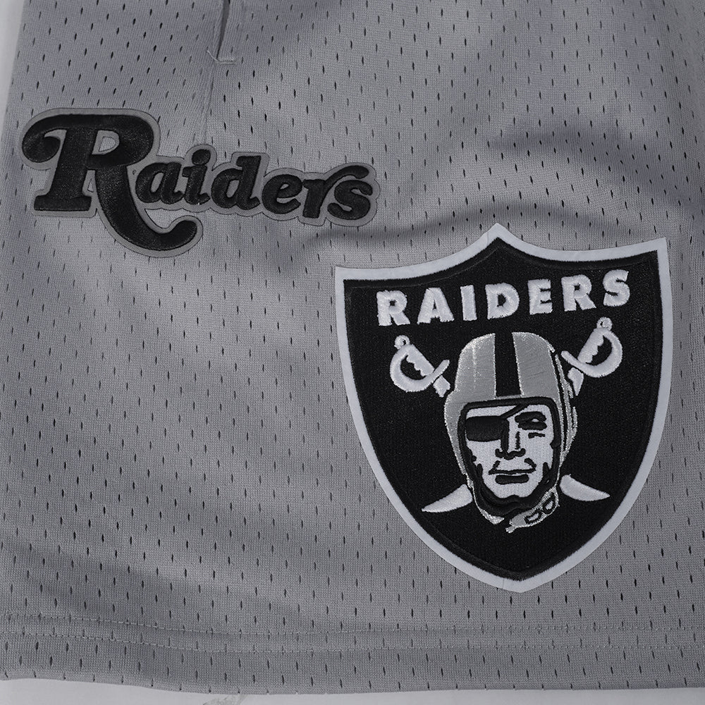 NFL LAS VEGAS RAIDERS SOUVENIR SHORT EN FILET POUR HOMME (GRIS)