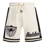 NFL LAS VEGAS RAIDERS RETRO CLASSIC SHORT 2.0 POUR HOMME (COQUILLE D'ŒUF/NOIR)