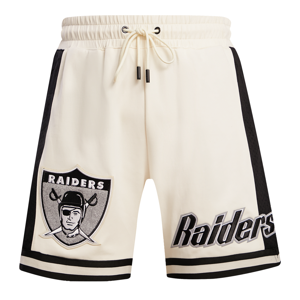 NFL LAS VEGAS RAIDERS RETRO CLASSIC SHORT 2.0 POUR HOMME (COQUILLE D'ŒUF/NOIR)