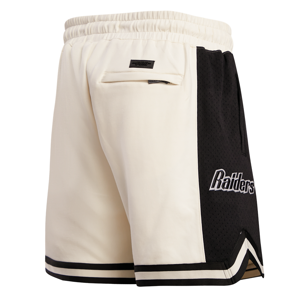 NFL LAS VEGAS RAIDERS RETRO CLASSIC SHORT 2.0 POUR HOMME (COQUILLE D'ŒUF/NOIR)