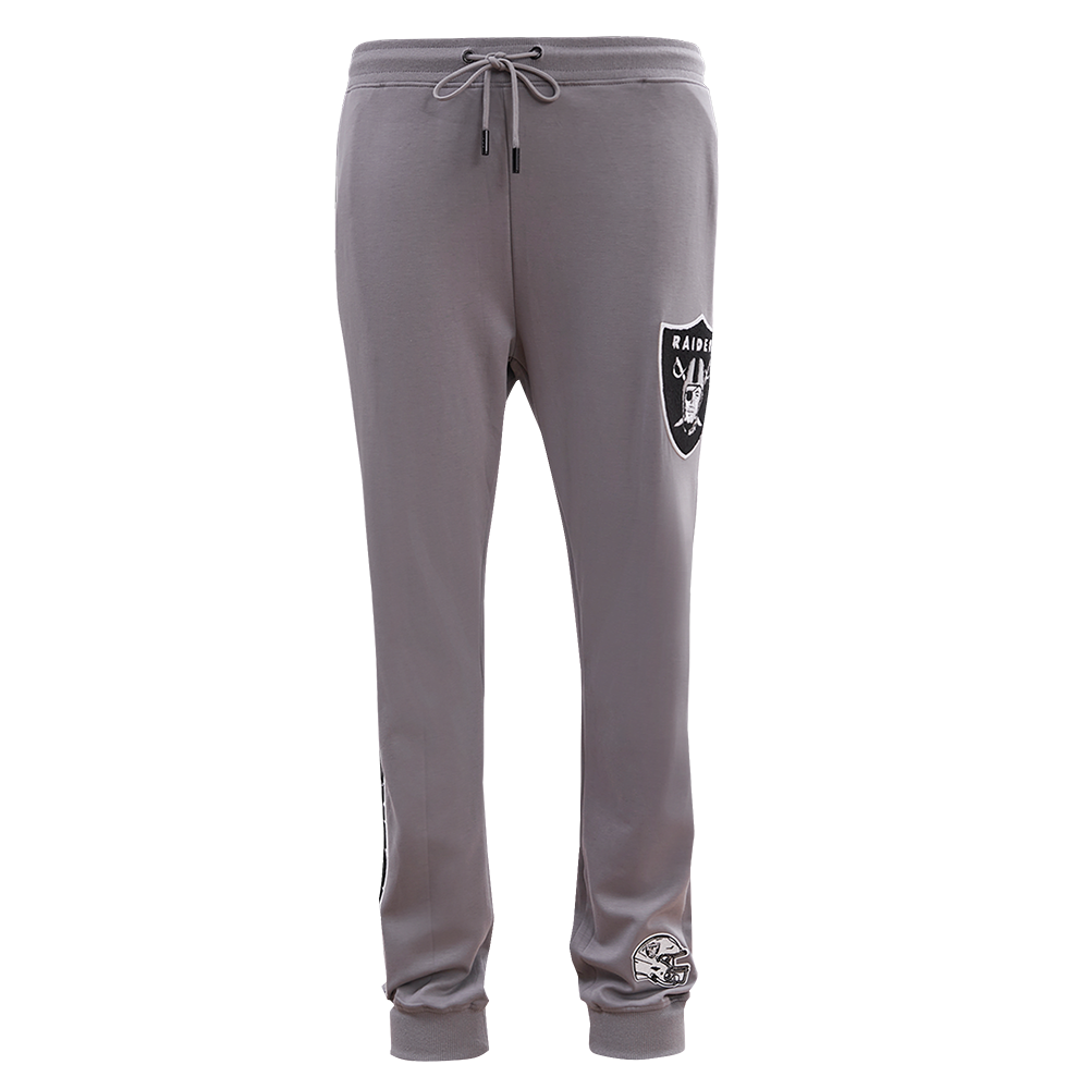 NFL LAS VEGAS RAIDERS CLASSIC CHENILLE MEN'S JOGGER (GRAY)