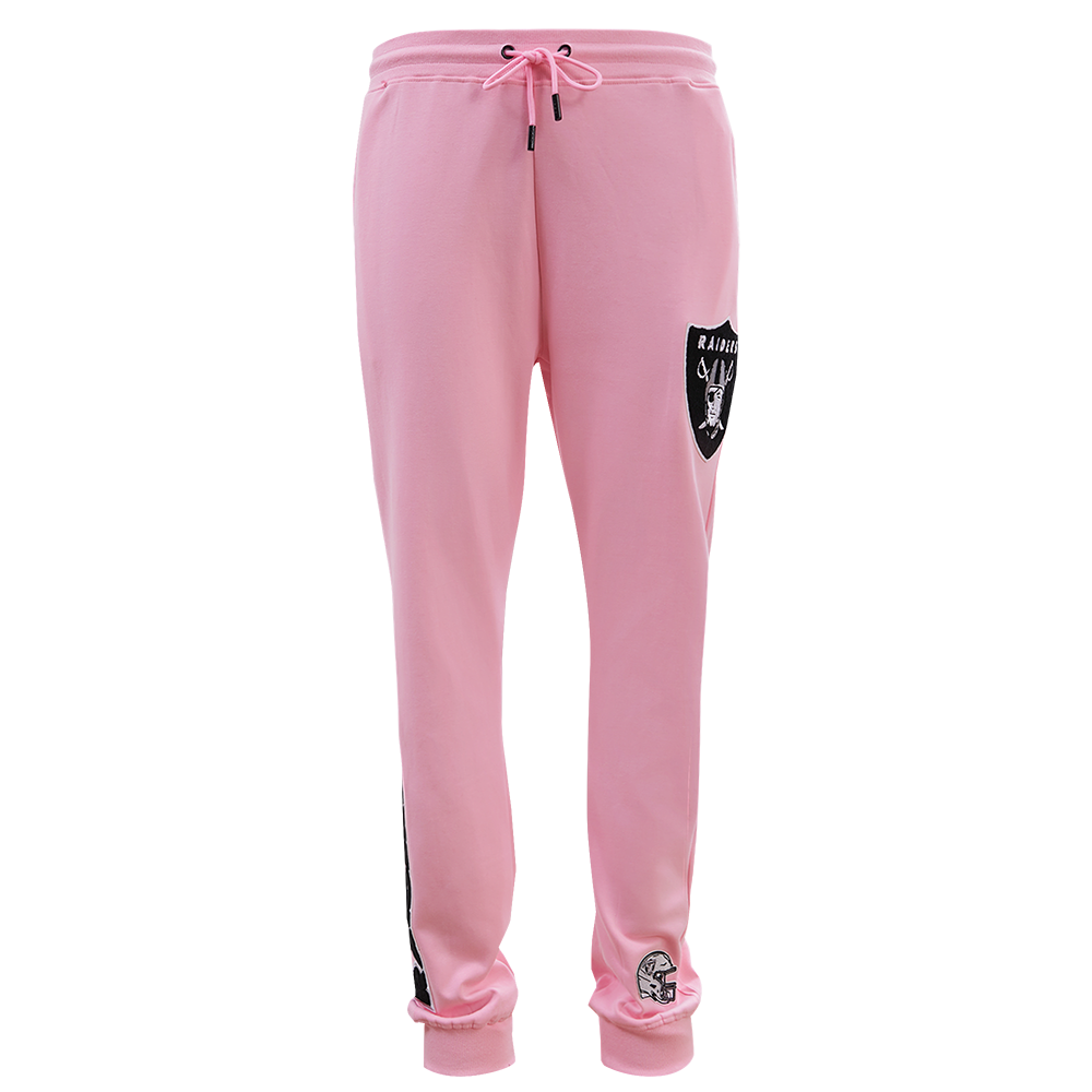 NFL LAS VEGAS RAIDERS CLASSIC CHENILLE MEN'S JOGGER (PINK)