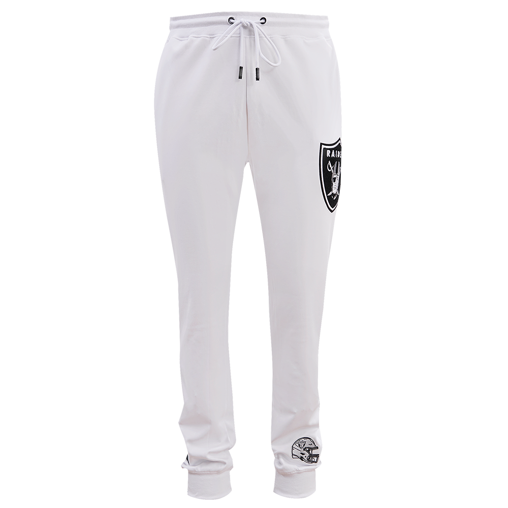 NFL LAS VEGAS RAIDERS CLASSIC CHENILLE MEN'S JOGGER (WHITE)