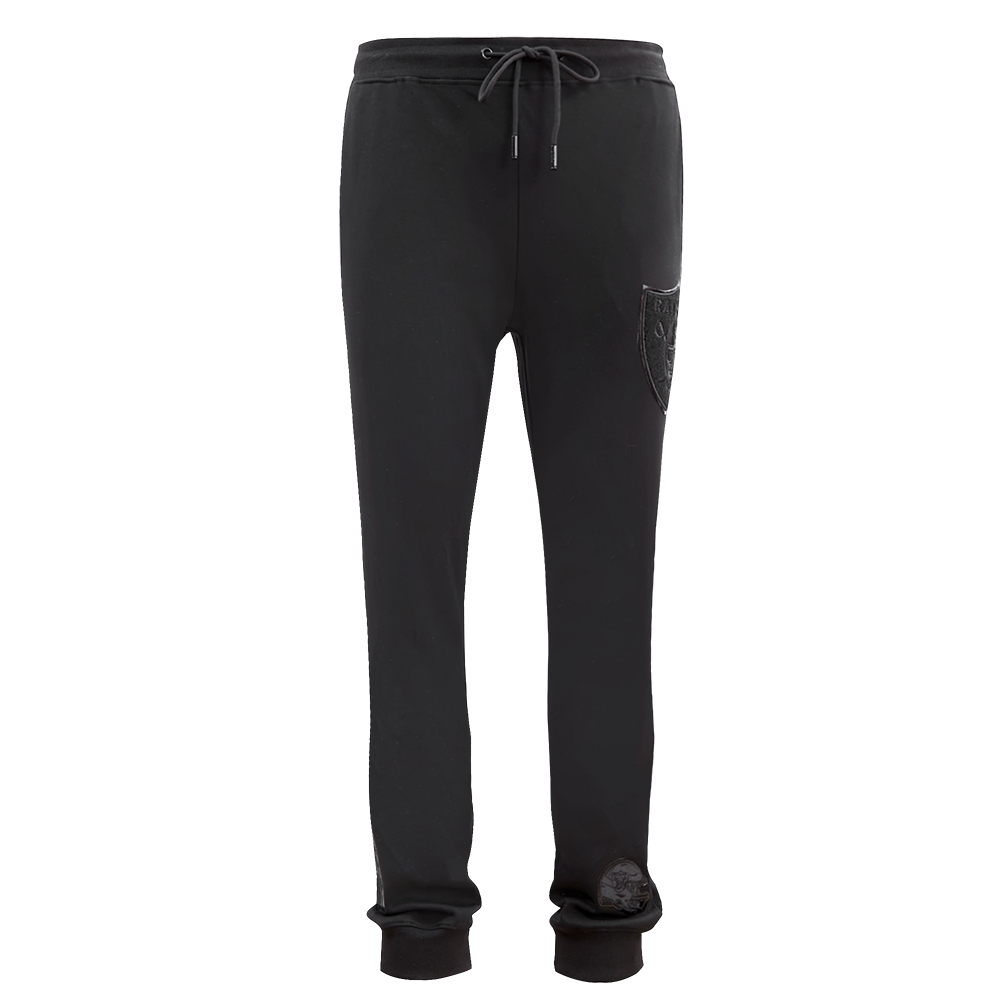 NFL LAS VEGAS RAIDERS TRIPLE BLACK PANTALON JOGGER POUR HOMME (TRIPLE NOIR)