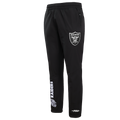 NFL LAS VEGAS RAIDERS CLASSIC WIND SUIT MEN'S WOVEN PANT (BLACK)