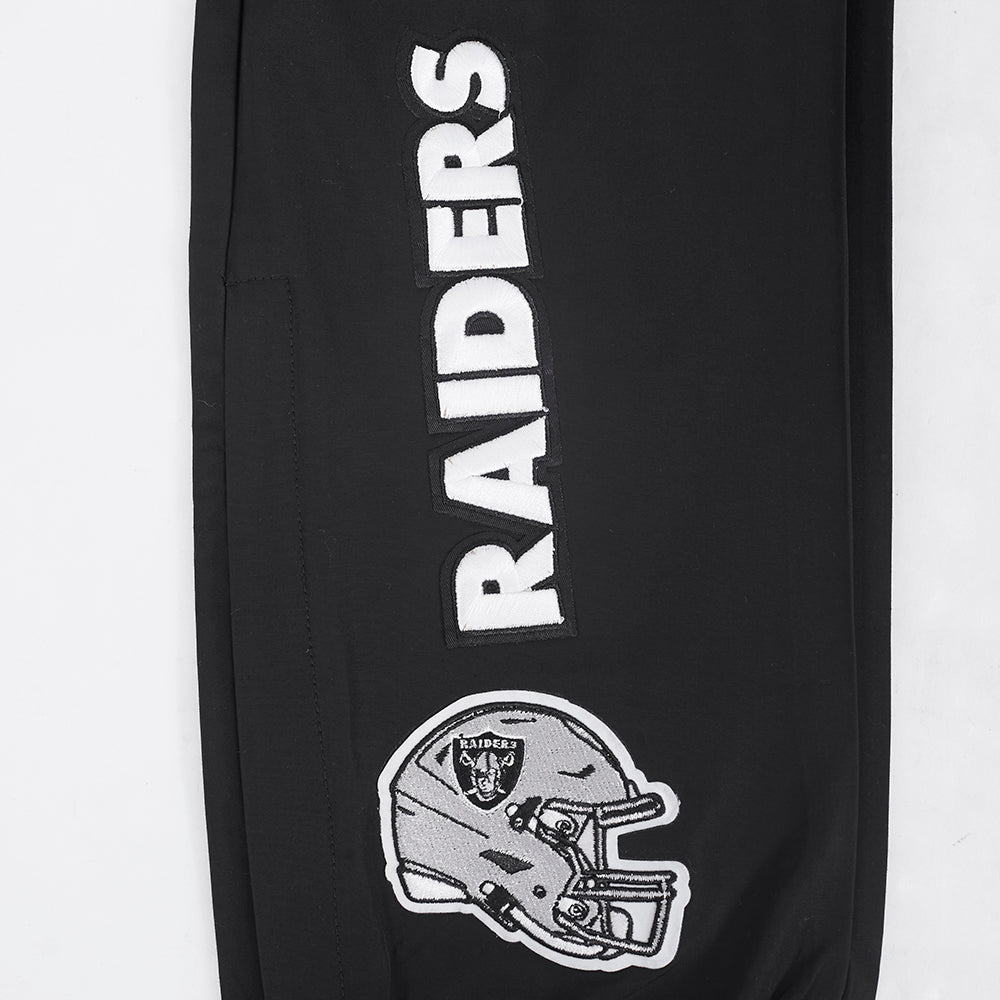 NFL LAS VEGAS RAIDERS CLASSIC WIND SUIT MEN'S WOVEN PANT (BLACK)