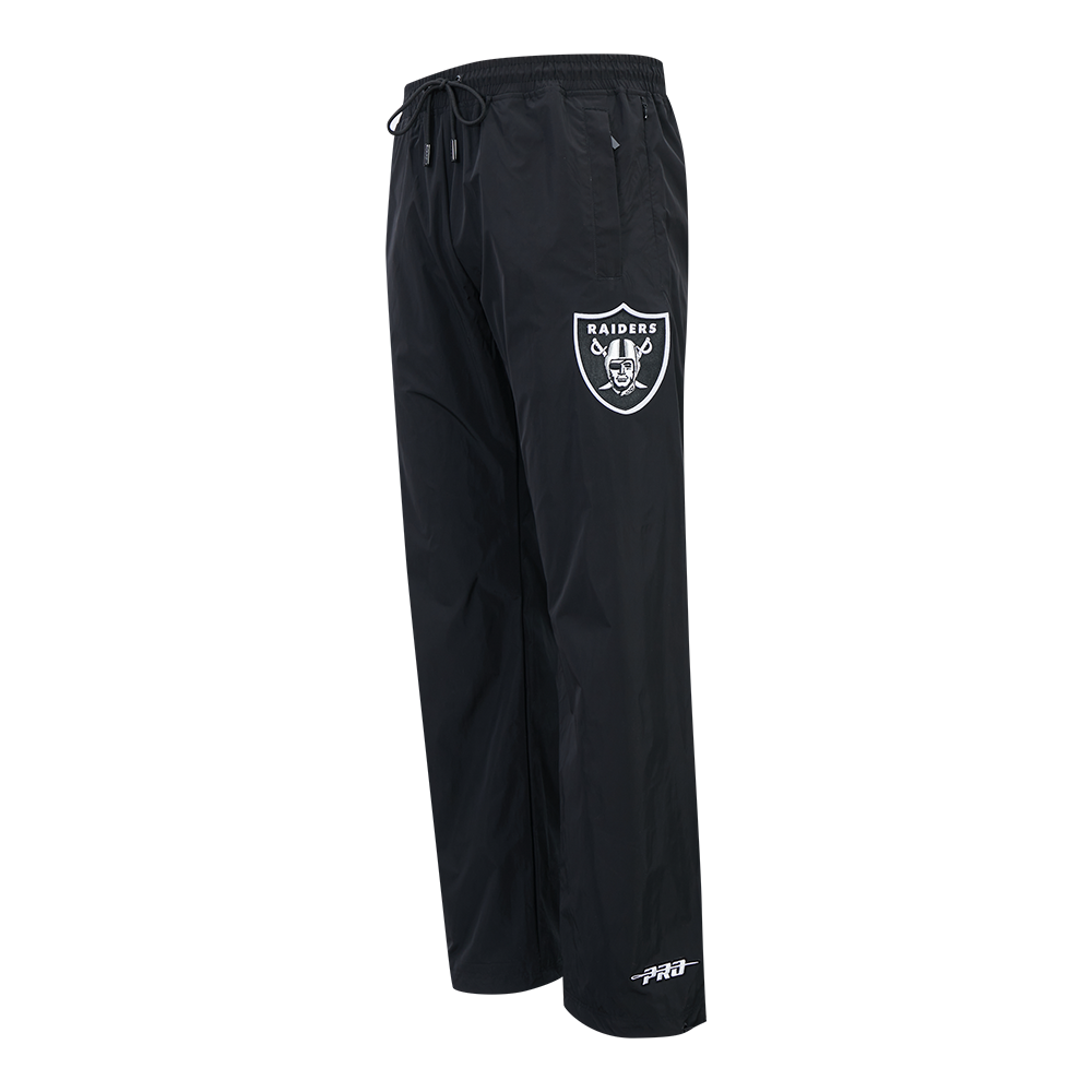 NFL LAS VEGAS RAIDERS MEN'S NYLON PANT (BLACK)