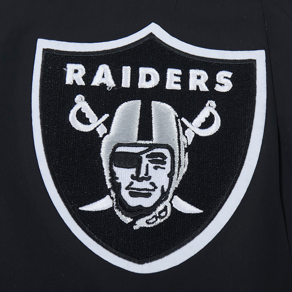 NFL LAS VEGAS RAIDERS MEN'S NYLON PANT (BLACK)