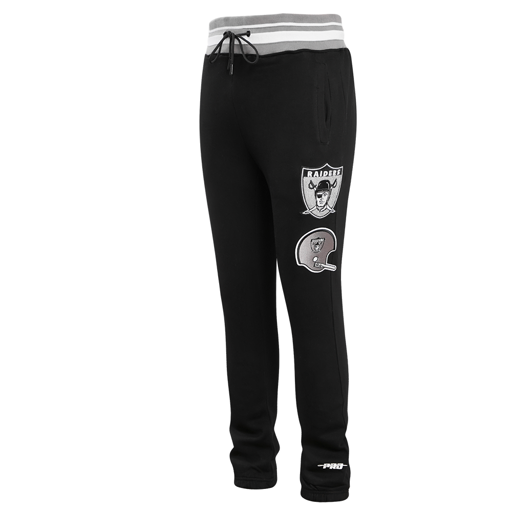 NFL OAKLAND RAIDERS RETRO CLASSIC MEN'S SWEATPANT (BLACK/GREY)