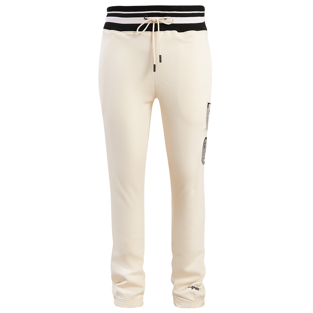 NFL LAS VEGAS RAIDERS RETRO CLASSIC MEN'S SWEATPANT (EGGSHELL/ BLACK)