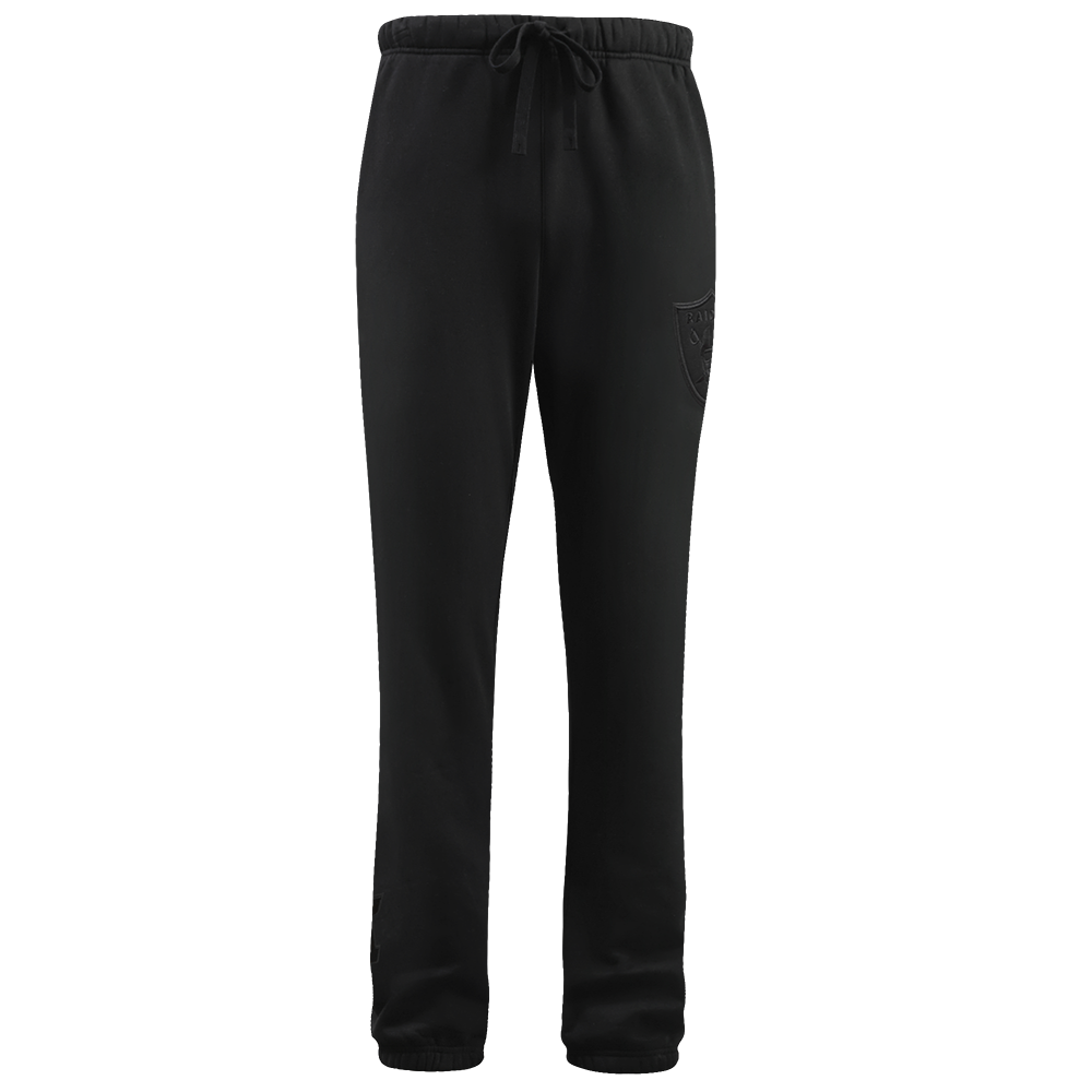 NFL LAS VEGAS RAIDERS NEUTRAL PANTALON OUATÉ EN MOLLETON (NOIR)