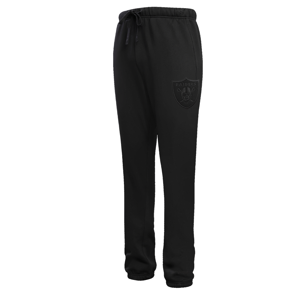 NFL LAS VEGAS RAIDERS NEUTRAL PANTALON OUATÉ EN MOLLETON (NOIR)
