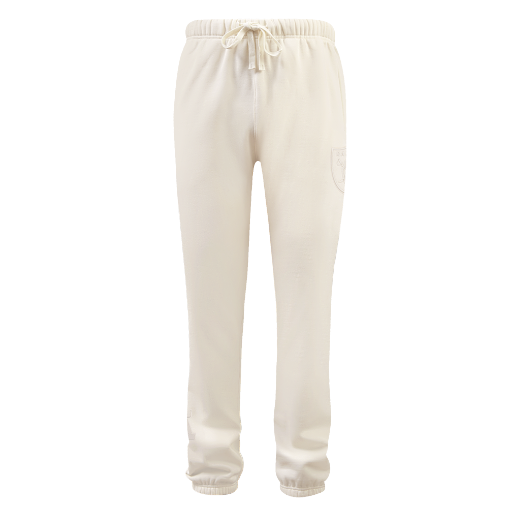NFL LAS VEGAS RAIDERS NEUTRAL FLEECE SWEATPANT (EGGSHELL)