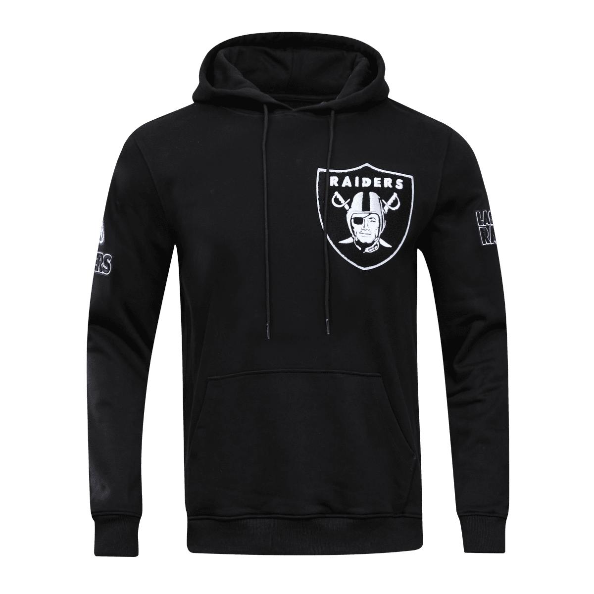 NFL LAS VEGAS RAIDERS CLASSIC CHENILLE CHANDAIL À CAPUCHON POUR HOMME (NOIR)