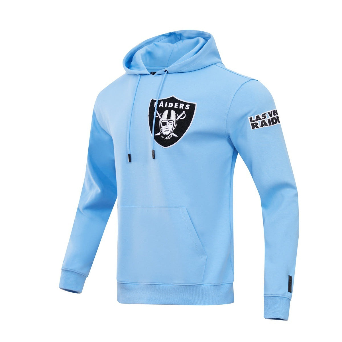 NFL LAS VEGAS RAIDERS CLASSIC CHENILLE MEN'S PO HOODIE (UNIVERSITY BLUE)