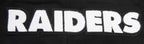NFL LAS VEGAS RAIDERS CLASSIC CHENILLE CHANDAIL À CAPUCHON EN MAILLE DOUBLE À GLISSIÈRE (NOIR)