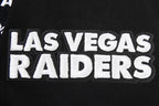 NFL LAS VEGAS RAIDERS CLASSIC CHENILLE CHANDAIL À CAPUCHON EN MAILLE DOUBLE À GLISSIÈRE (NOIR)