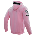 NFL LAS VEGAS RAIDERS CLASSIC CHENILLE CHANDAIL À CAPUCHON À GLISSIÈRE POUR HOMME (ROSE)