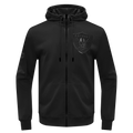 NFL LAS VEGAS RAIDERS TRIPLE BLACK MEN'S DK FZ HOODIE (TRIPLE BLACK)