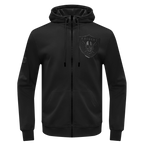 NFL LAS VEGAS RAIDERS TRIPLE BLACK MEN'S DK FZ HOODIE (TRIPLE BLACK)