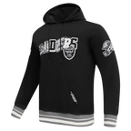 NFL LAS VEGAS RAIDERS CITY RANSOM MEN'S RIB FLEECE PULLOVER HOODIE (BLACK/GRAY)